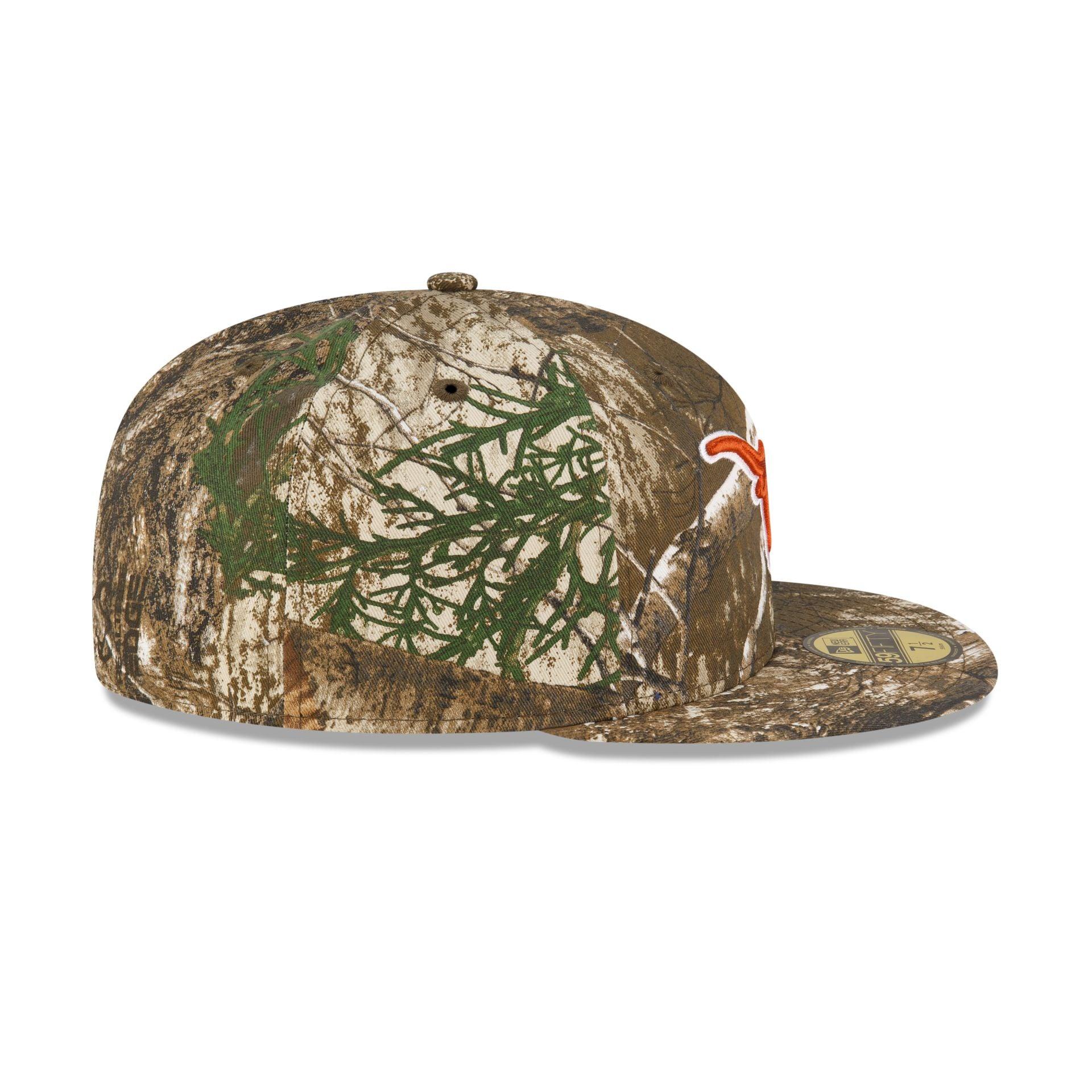 Texas Longhorns Camo 59FIFTY Fitted Hat Male Product Image