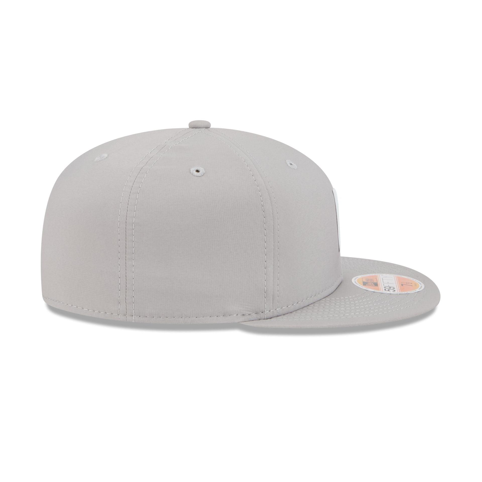 Miami Dolphins 2025 Sideline Hot Weather Gray 59FIFTY Fitted Hat Male Product Image