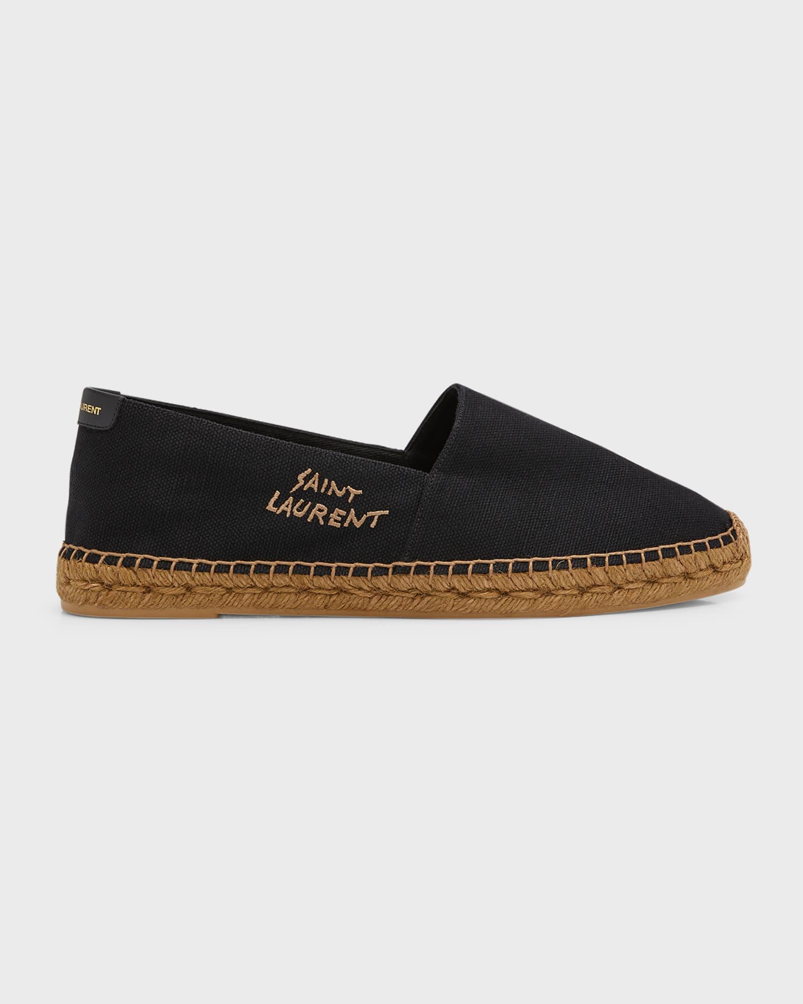 Men's Logo-Stitched Canvas Espadrilles Product Image