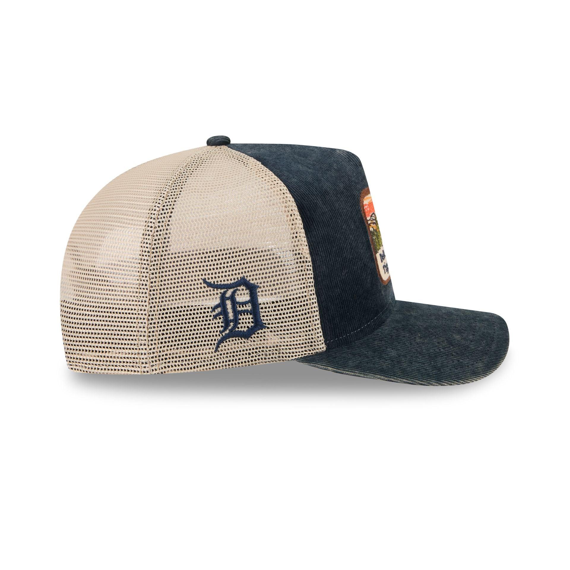 Detroit Tigers Vintage Landscape 9FIFTY A-Frame Trucker Hat Male Product Image