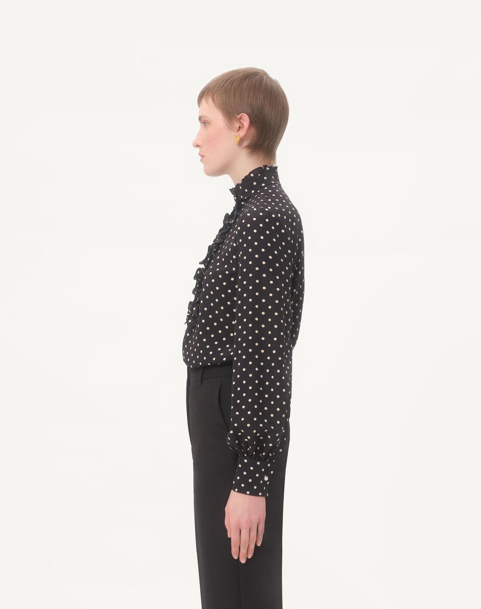 Crepe De Chine Shirt With Plusdepois Print Product Image