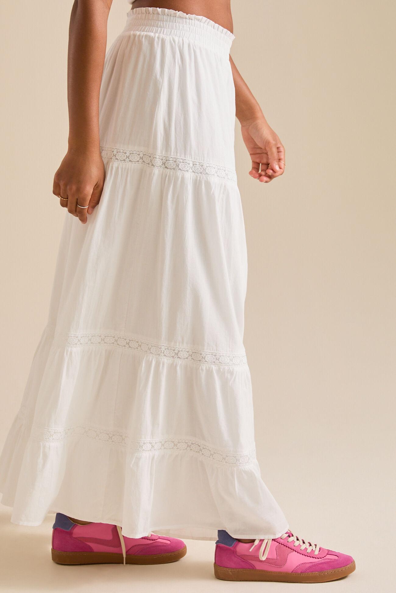 Kait Lace Midi Skirt Product Image