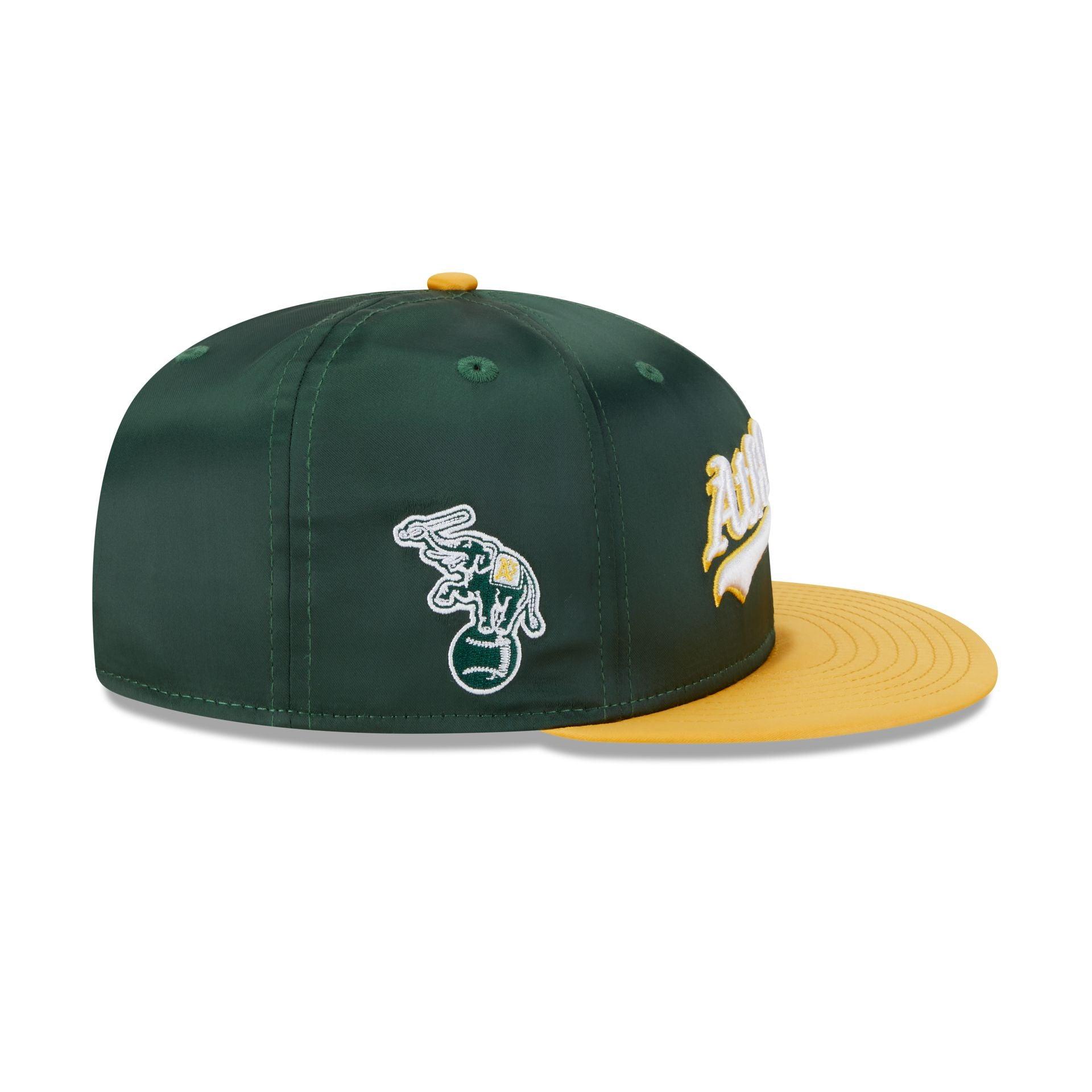 Athletics Satin Pin 9FIFTY Snapback Hat Male Product Image