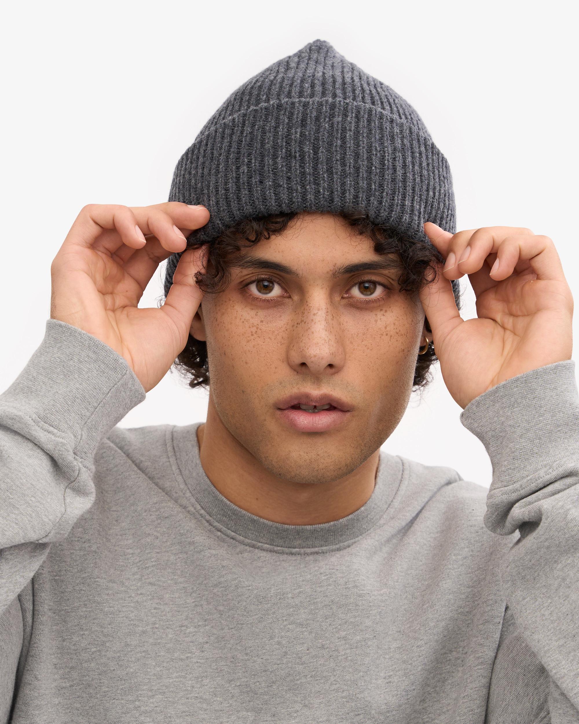 Merino Wool Hat - Lava Grey Product Image