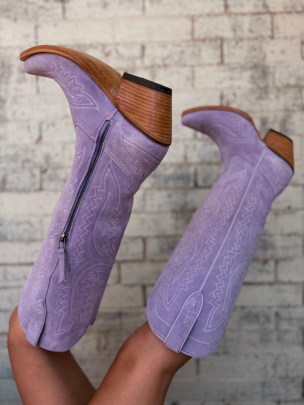 Women's Ariat Purple Casanova XToe Boots Product Image
