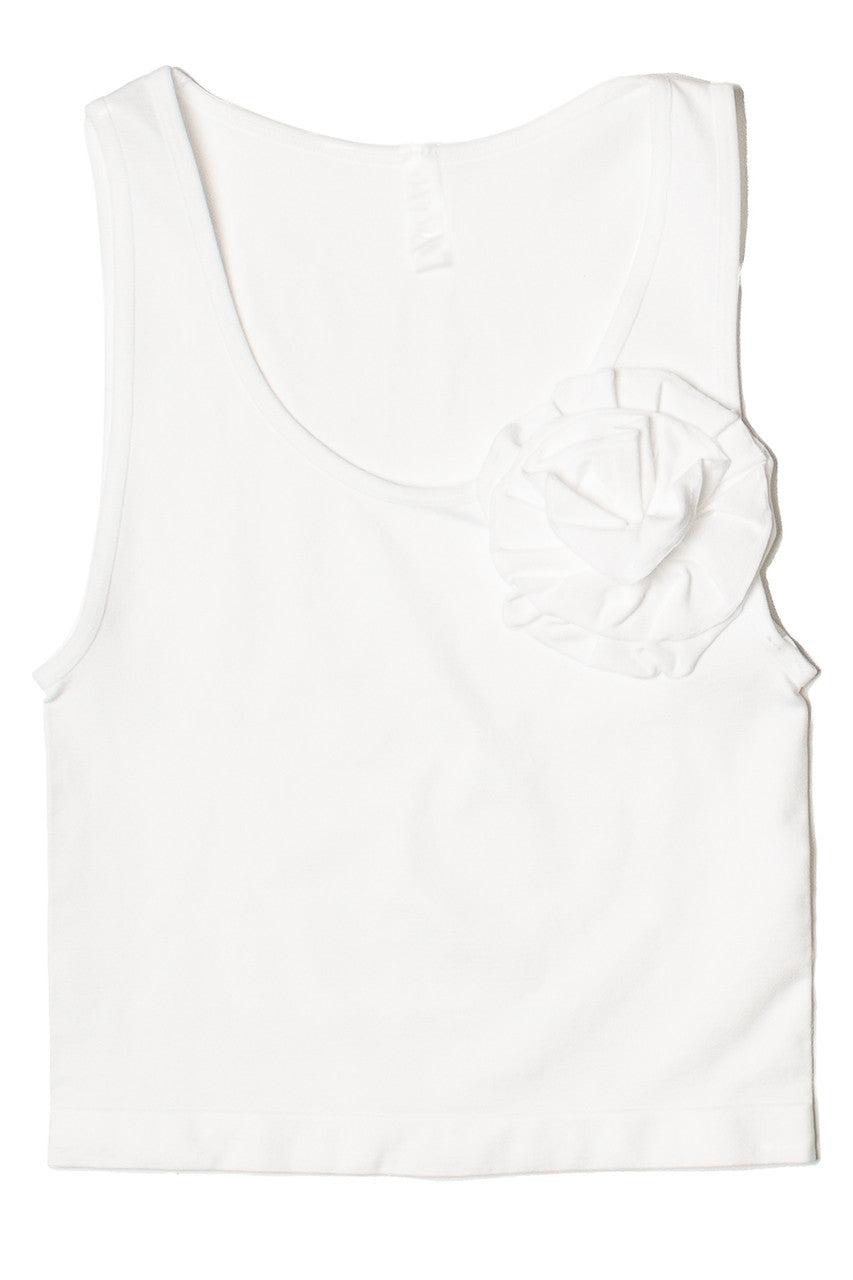 Ruffle Rose Seamless Tank Product Image