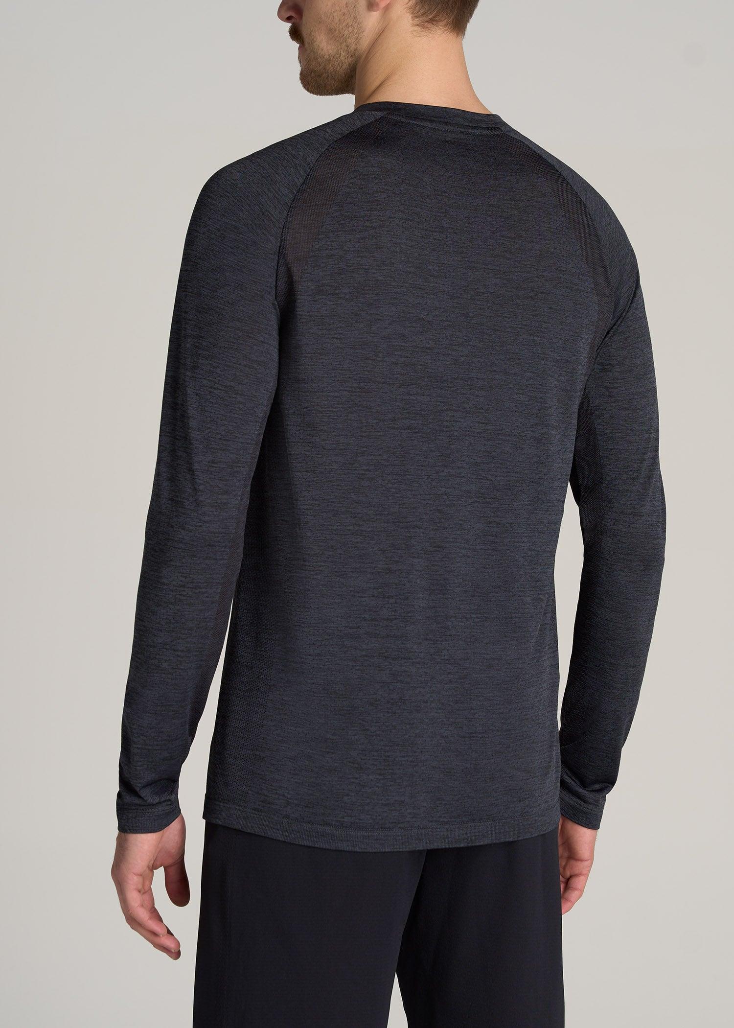 A.T. Performance MODERN-FIT Raglan Shirt for Tall Men in Charcoal Mix Male Product Image