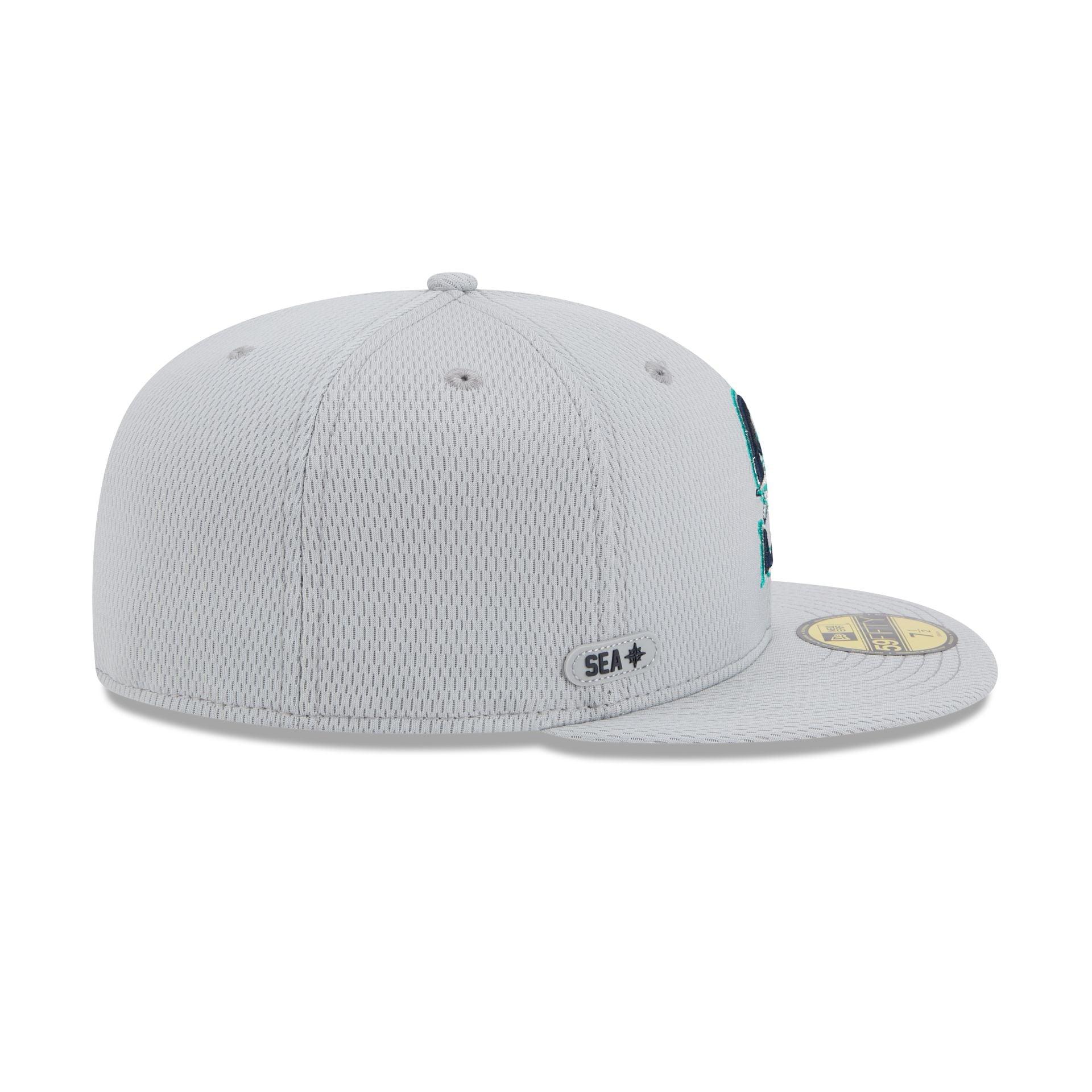 Seattle Mariners 2025 Clubhouse Gray 59FIFTY Fitted Hat Male Product Image