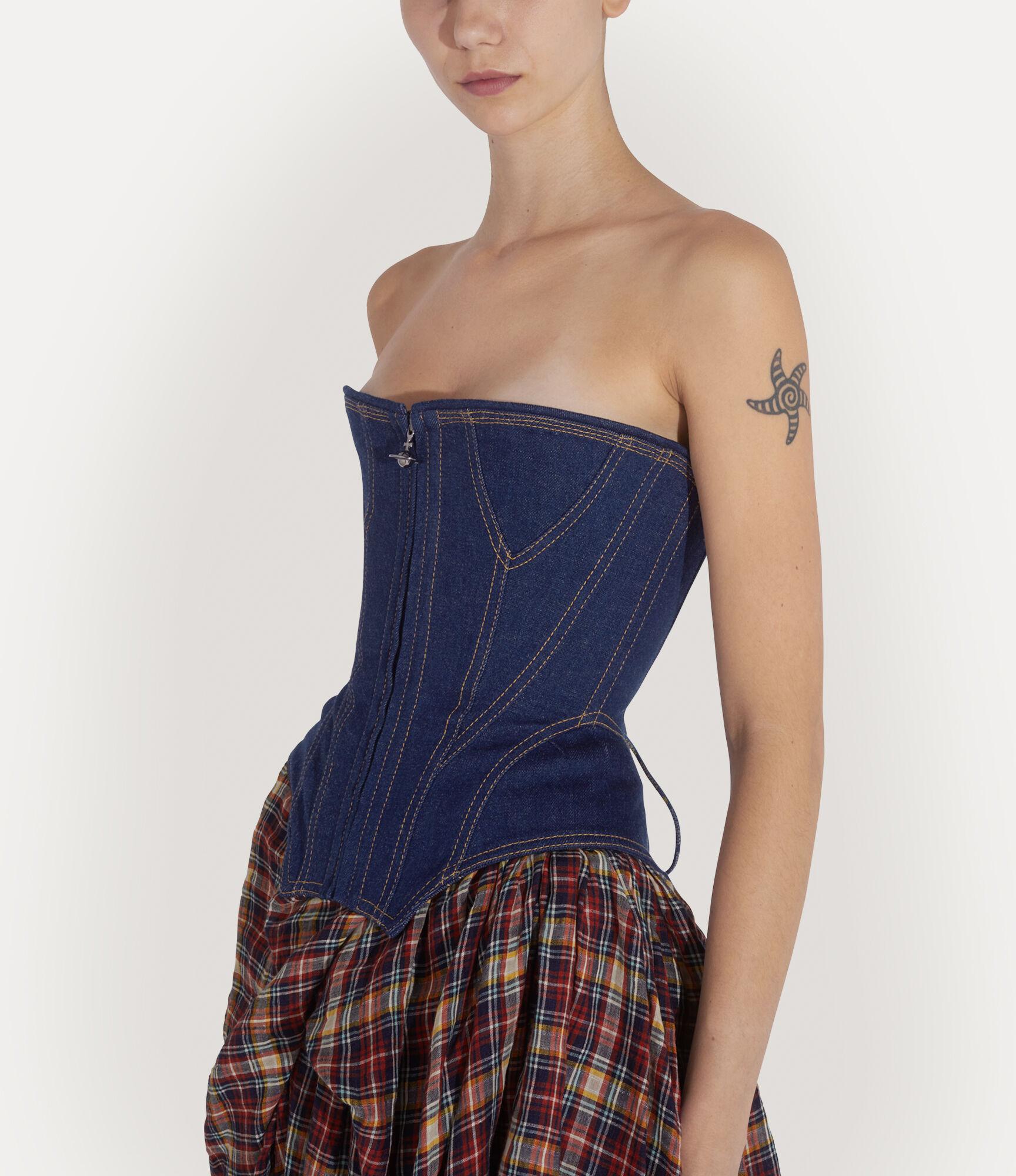 Denim Cobrax Corset Product Image