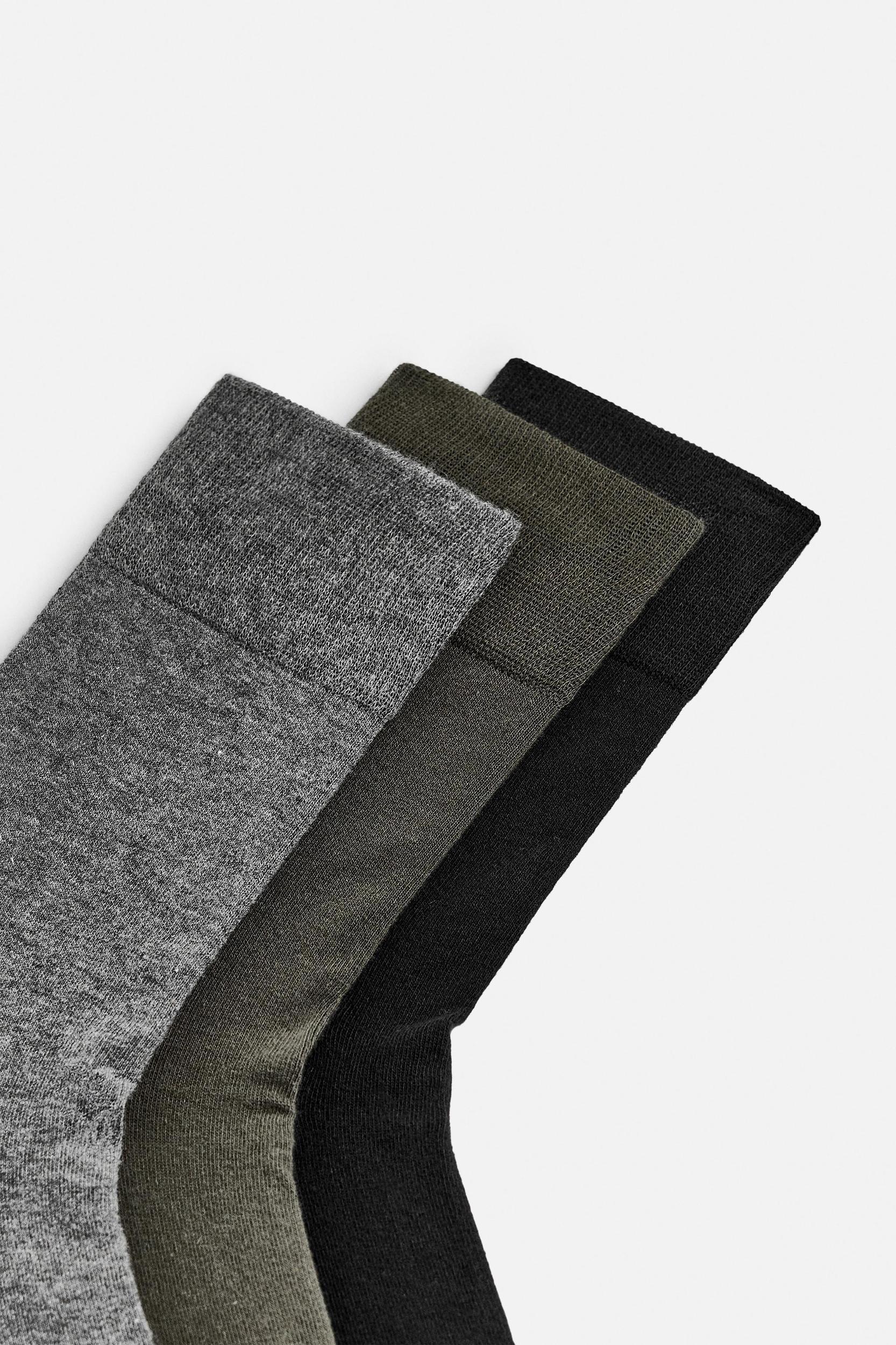 3-PACK OF TEXTURED SOCKS Product Image