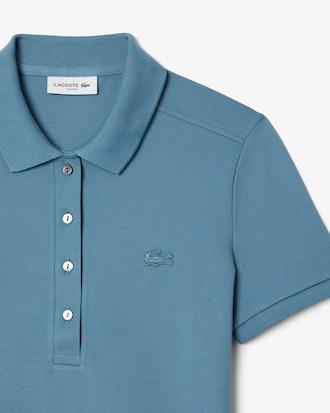 Women's L.12.D Slim Fit Stretch Mini Piqué Polo Product Image