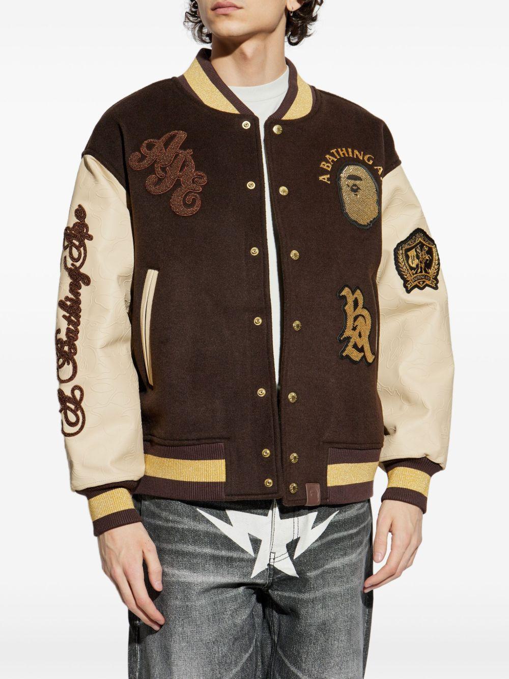 embroidered bomber jacket Product Image