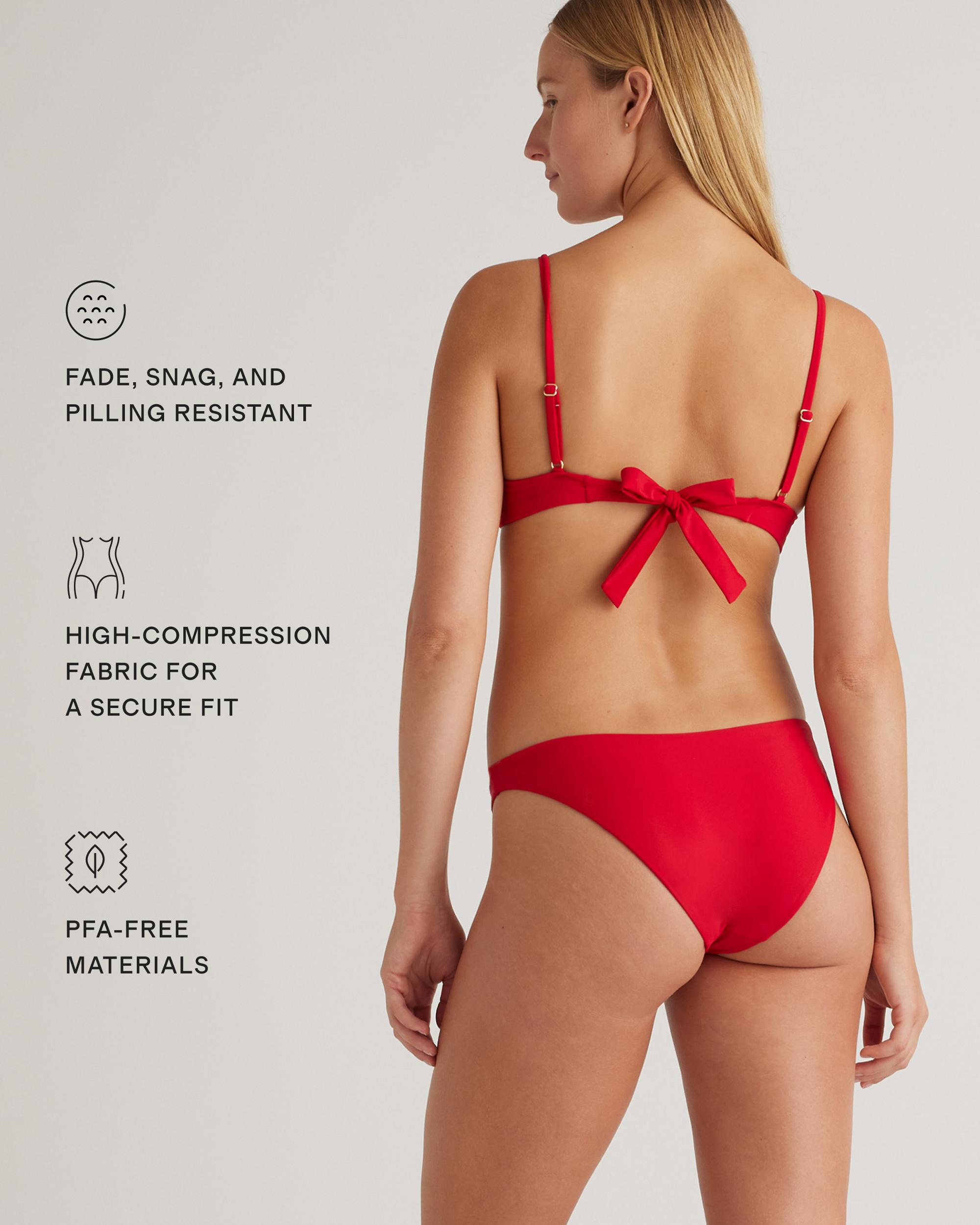 Quince | Women's Italian Low-Rise Bikini Bottom 78% Recycled Polyamide, 22% Spandex Product Image
