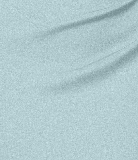 Xscape Rosette Short Sleeve Ruched Back Sheath Gown Product Image