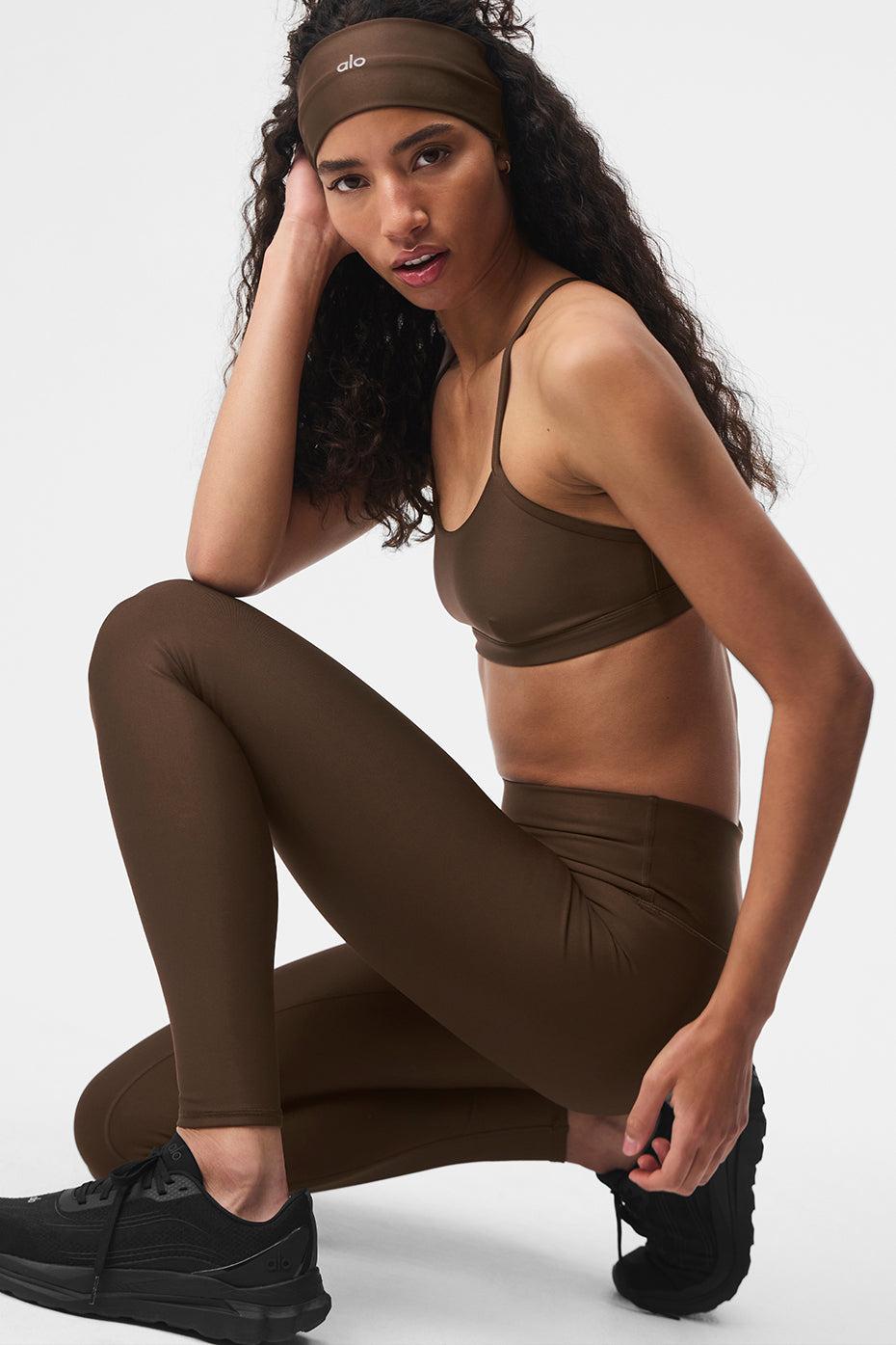 Airlift Winter Warm High-Waist Legging - Espresso Female Product Image