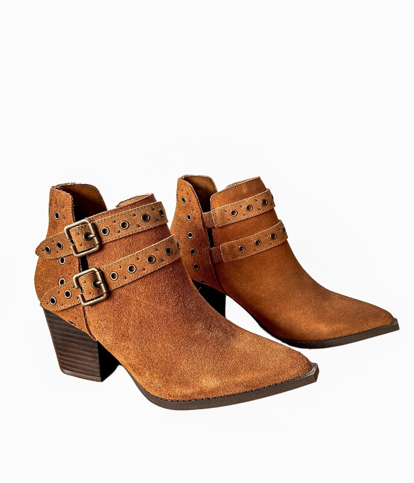 Elsa Leather Ankle Boot in Tan (Online Exclusive) Product Image