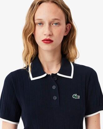 Short Sleeved Polo Collar Golf Sweater Product Image