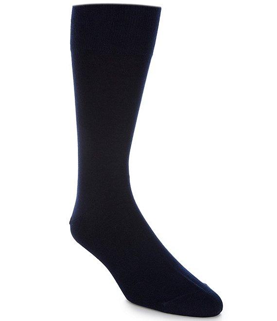 Cremieux Solid Flat Knit Crew Dress Socks Product Image