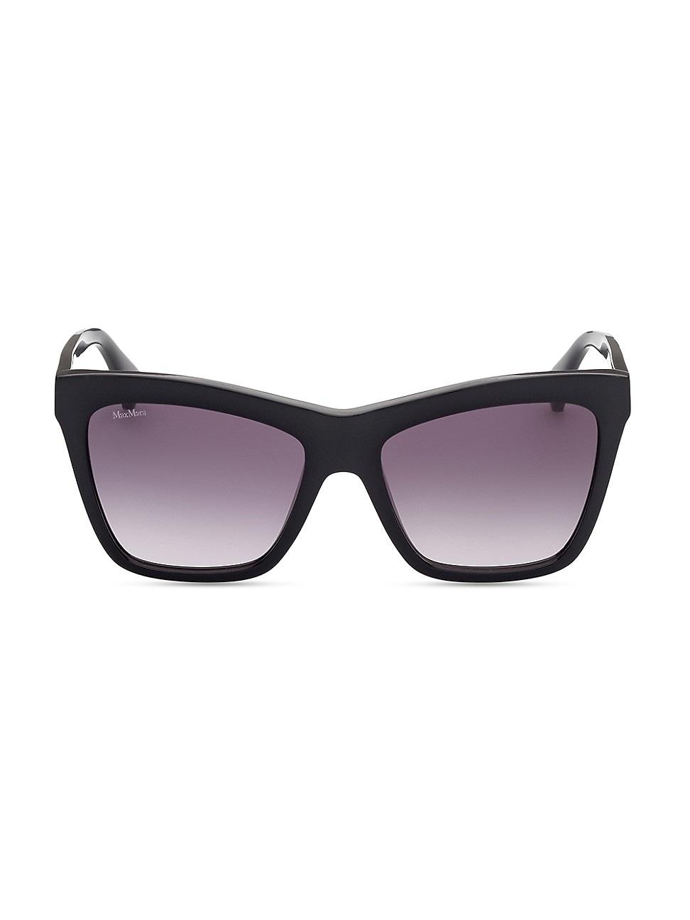 Womens 55MM Geometric Sunglasses Product Image