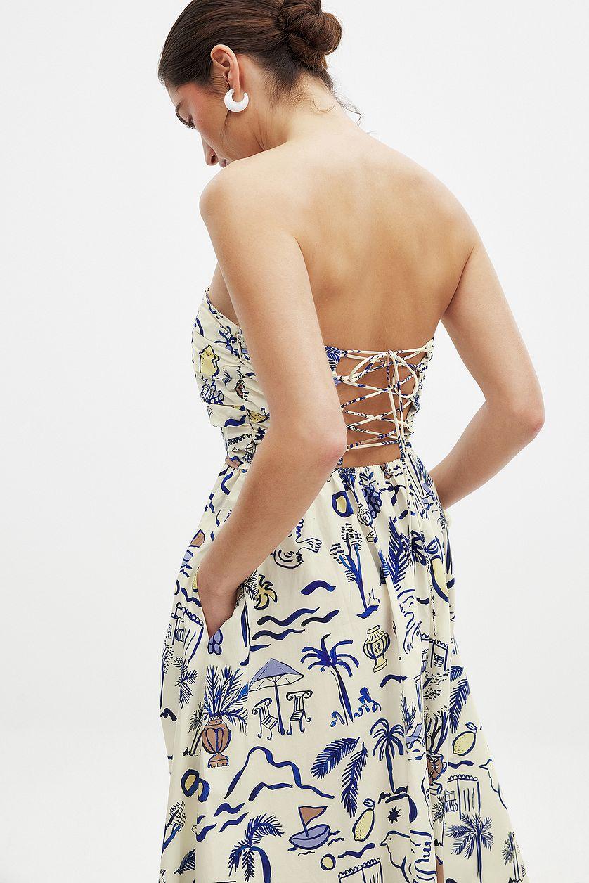 Bandeau Tie Back Dress Product Image