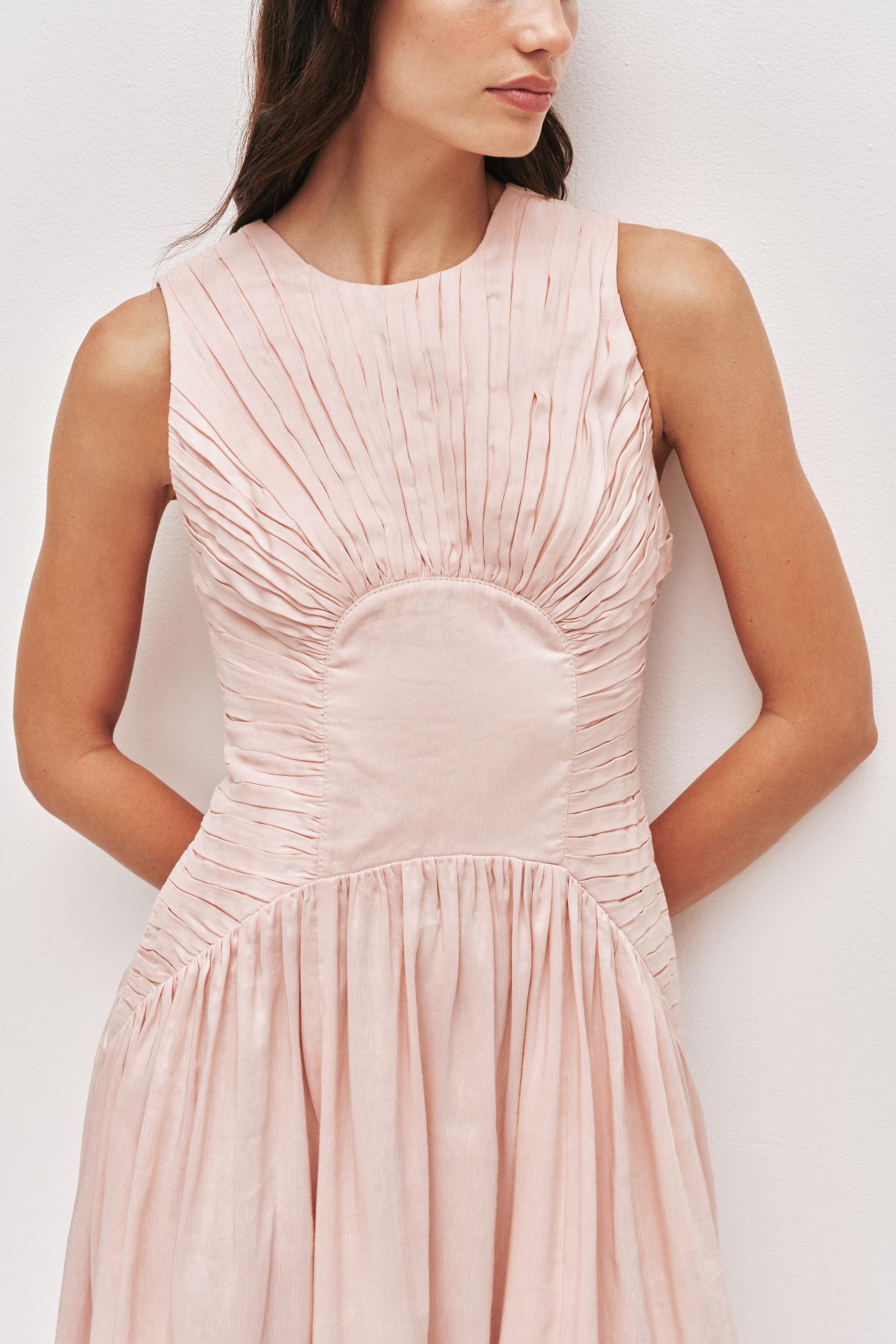 Medea Maxi Dress-TEA BLOSSOM / 4 Product Image