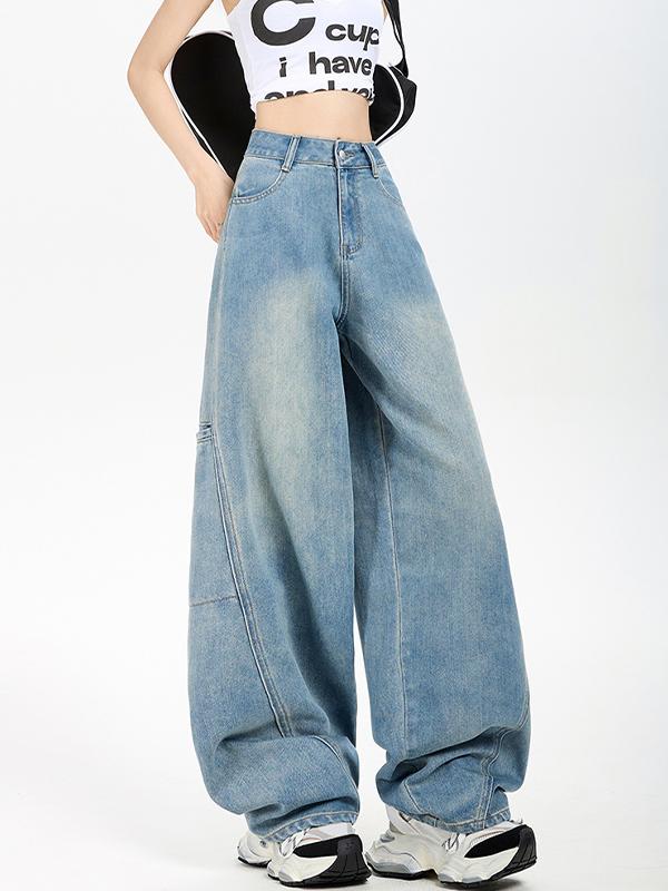 Loose Silhouette Boyfriend Jeans Product Image