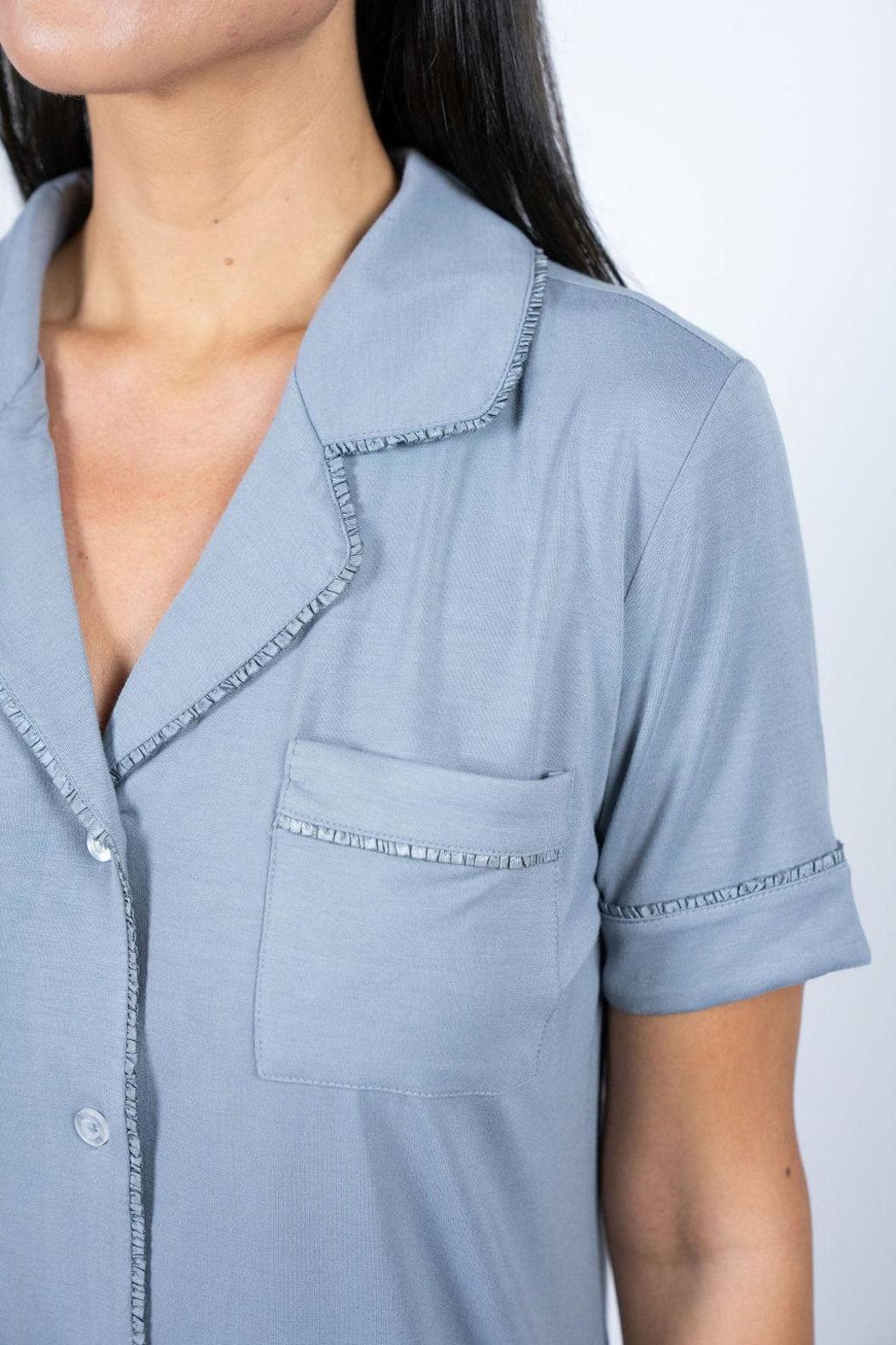 JOLENE CROPPED PAJAMA SET Product Image