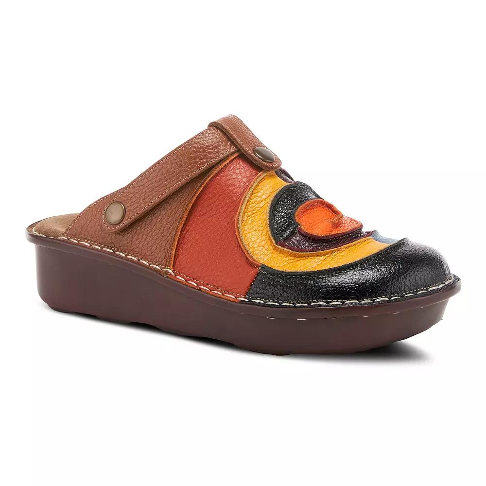 Spring Step Lollipop Women's Leather Clogs, Size: 42, Blue Team Product Image