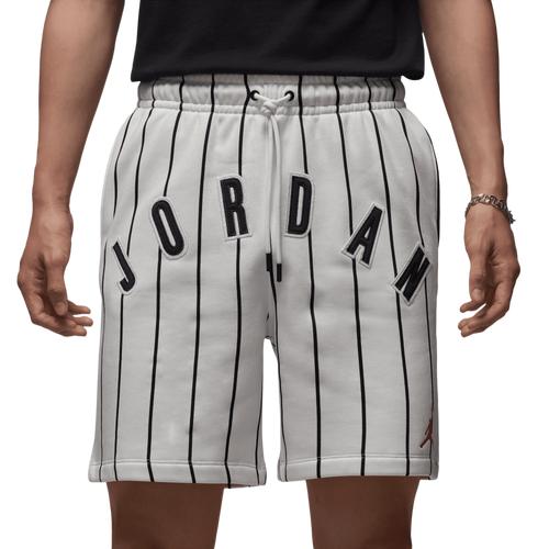 Jordan Mens Jordan Brooklyn Diamond 45 Fleece Shorts - Mens Summit White/Off Noir Product Image