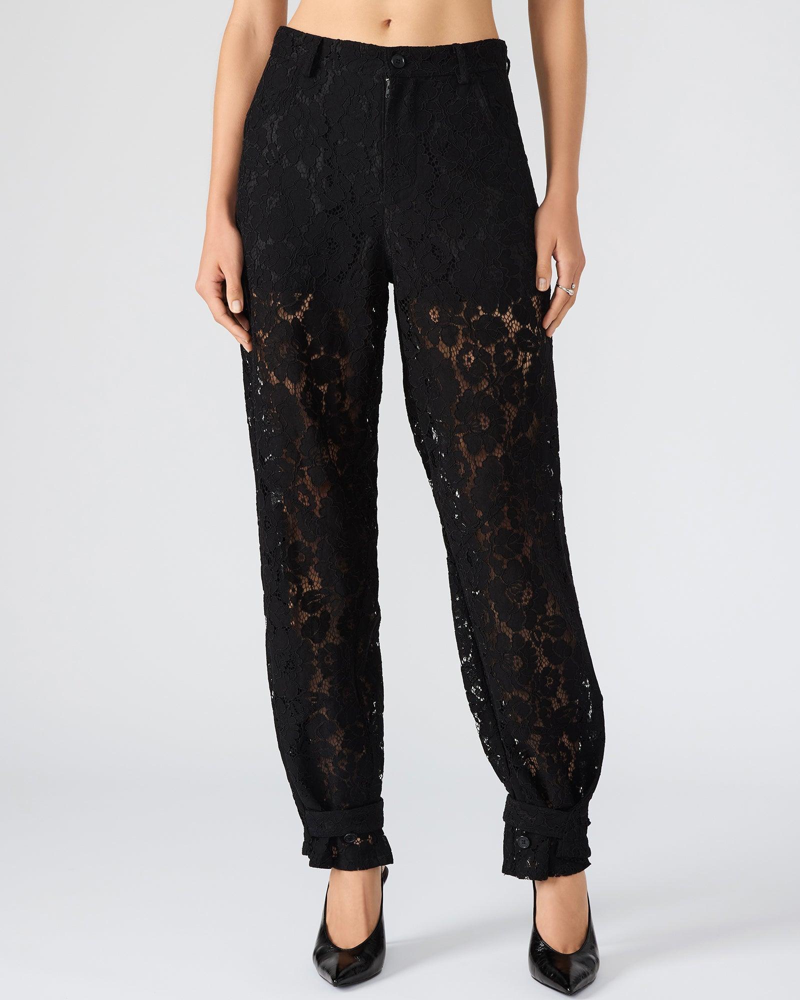 TRE LACE PANT BLACK Female Product Image