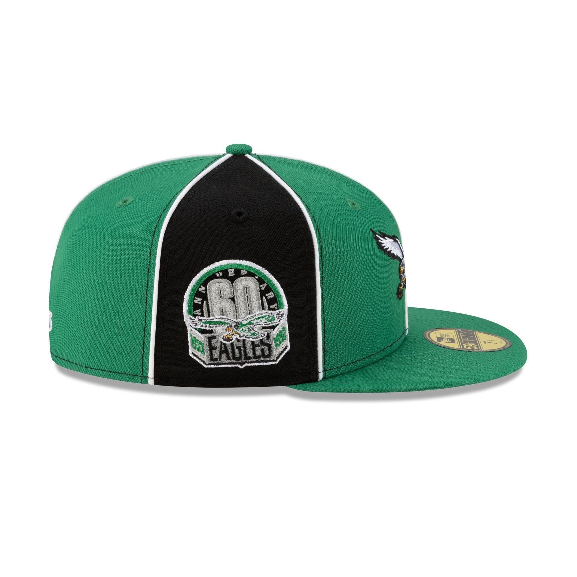 Philadelphia Eagles Two-Tone Pinwheel 59FIFTY Fitted Hat Male Product Image