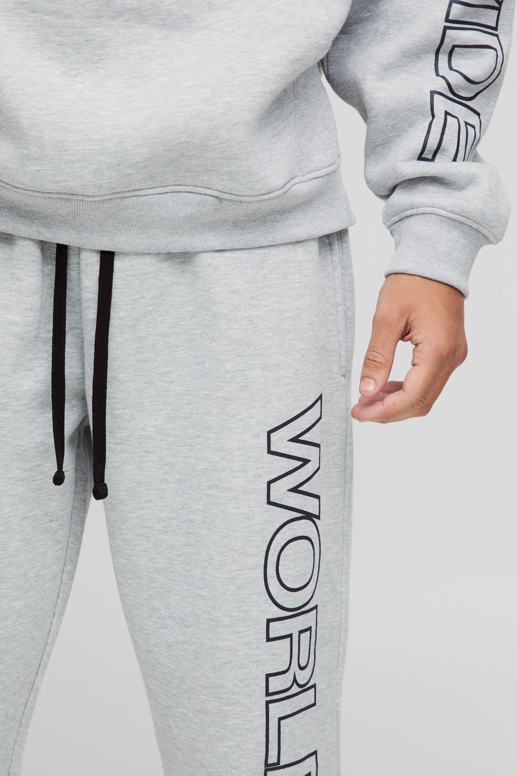 Relaxed Worldwide Sweatpants | boohooMAN USA Product Image