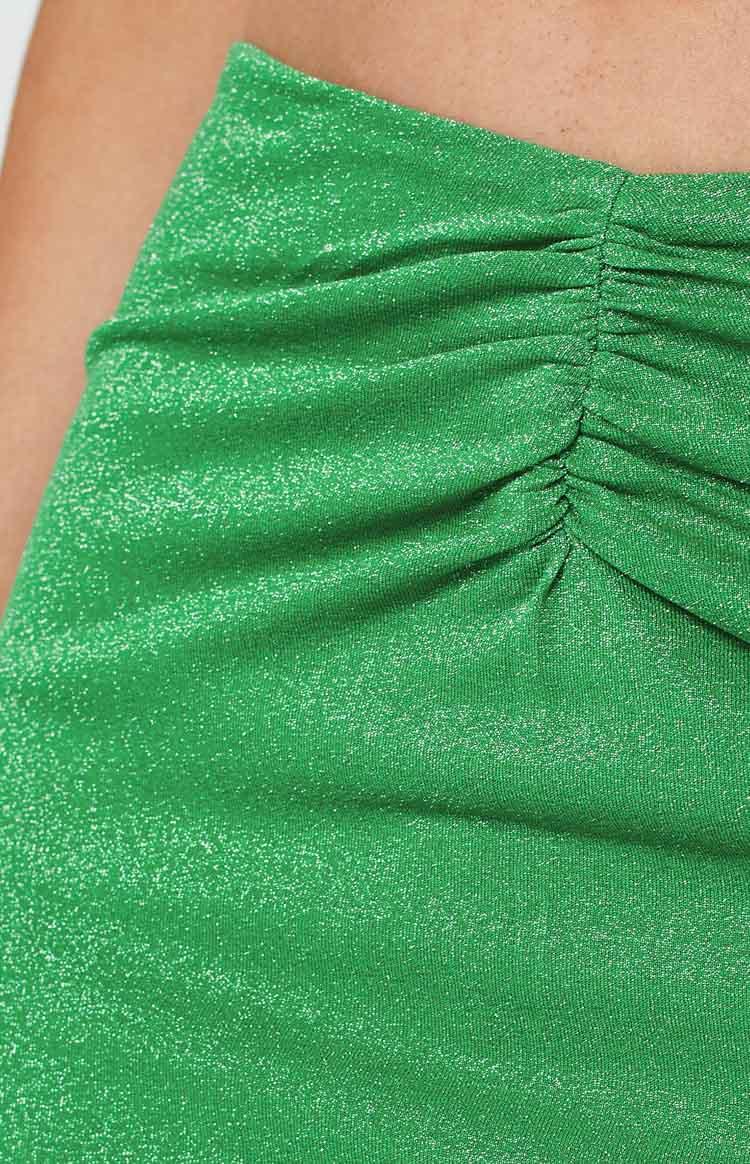 Ingrid Green Maxi Skirt Product Image