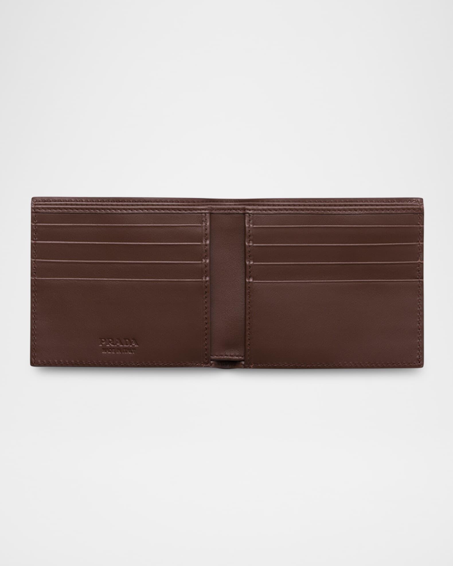 Men's Vitello Daino Triangolo Leather Bifold Wallet Product Image