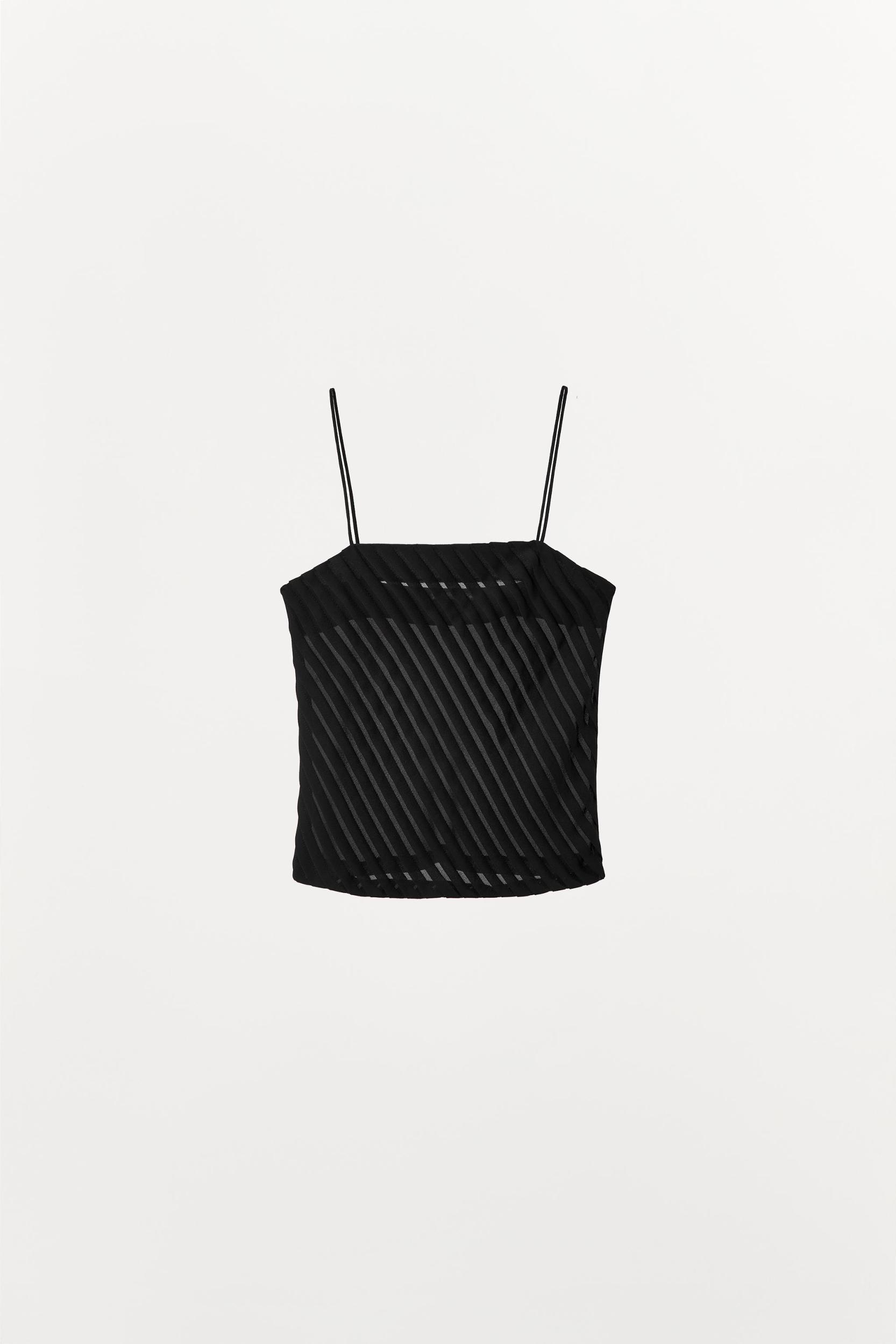 PLEATED STRAPPY TOP Product Image