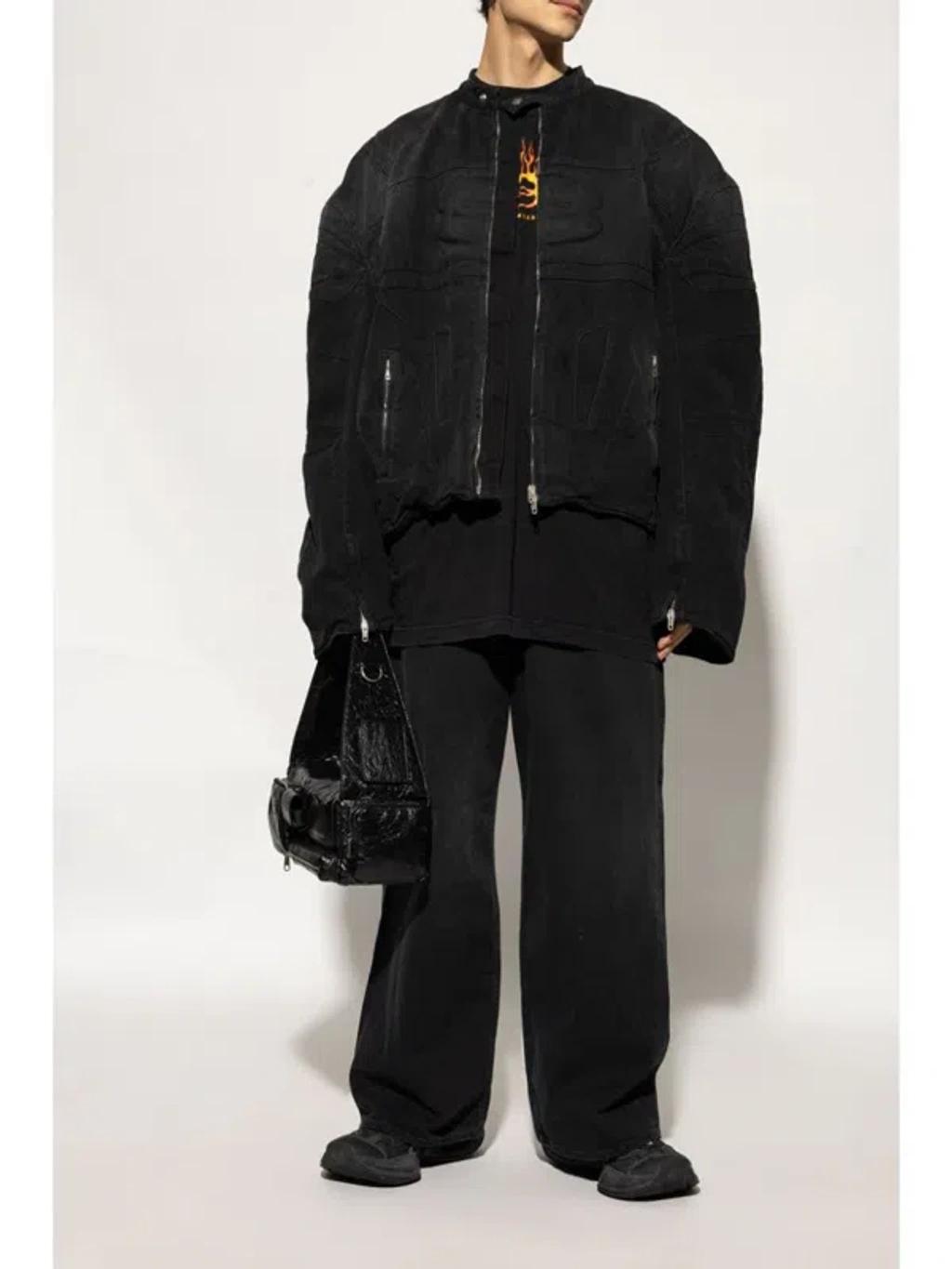 BALENCIAGA Black Mesh And Rubber Circuit Sneakers Product Image