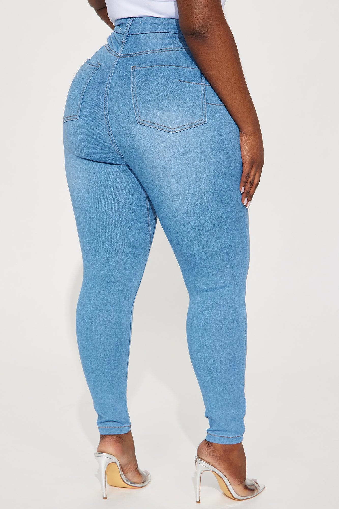 Can't Deny You Sculpting Skinny Jeans - Light Wash Product Image