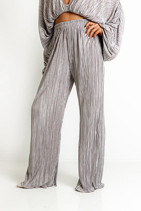 Ciao Darling Pleated High Waist Pants Product Image