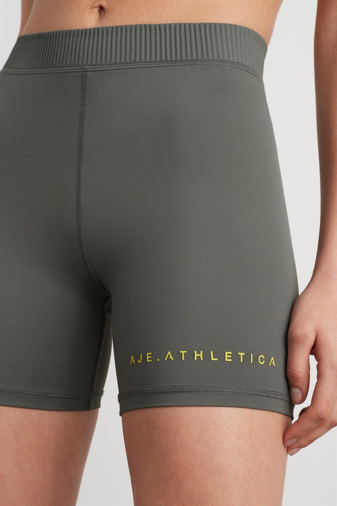 High Rise Pintuck Mid Length Bike Shorts 625 Product Image