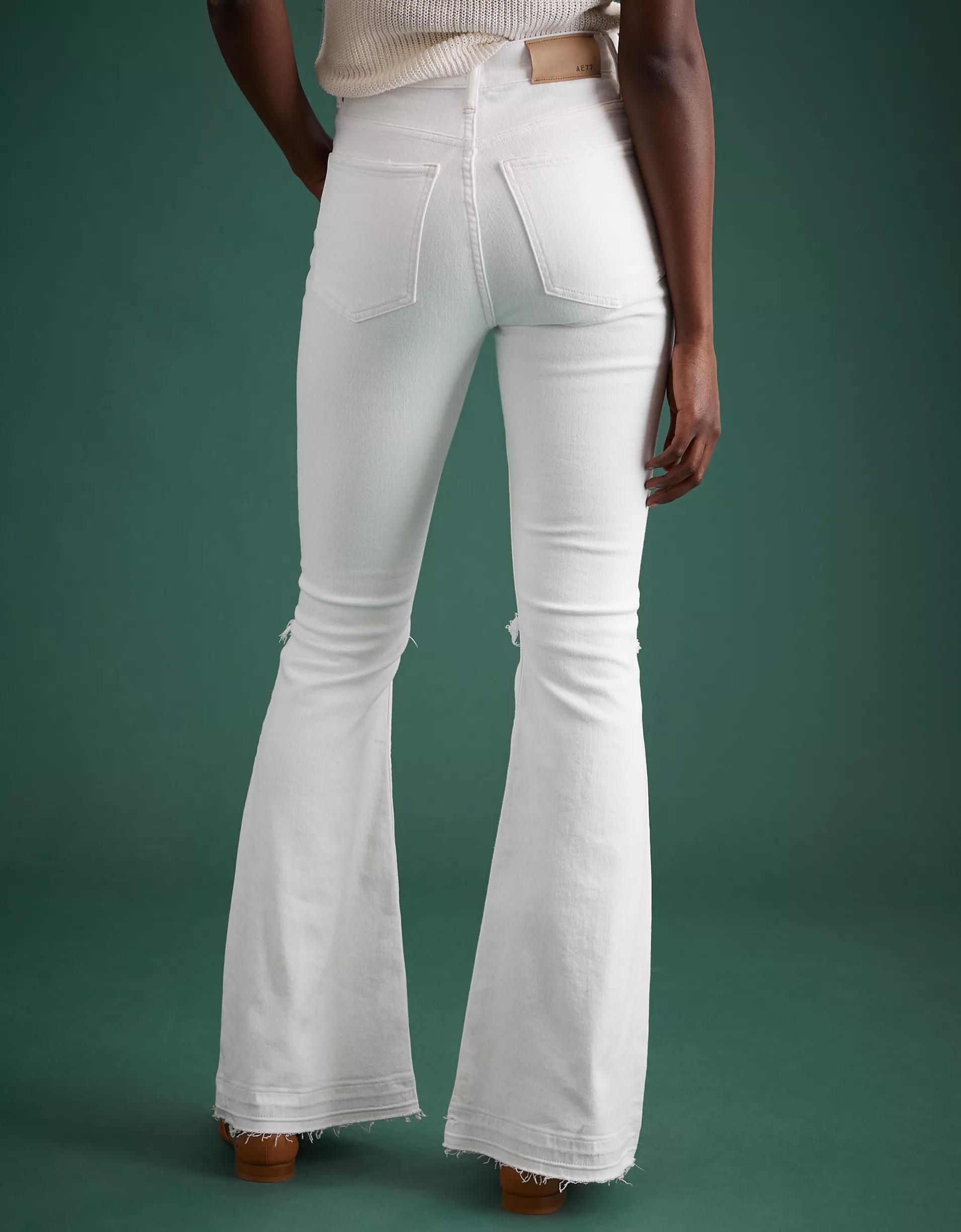 AE77 Premium High-Waisted Flare Jean Product Image
