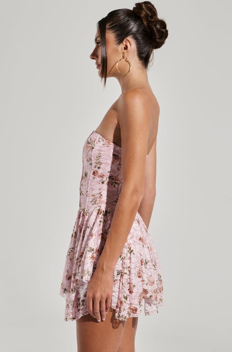 A KEEPER LACE MINI DRESS Product Image