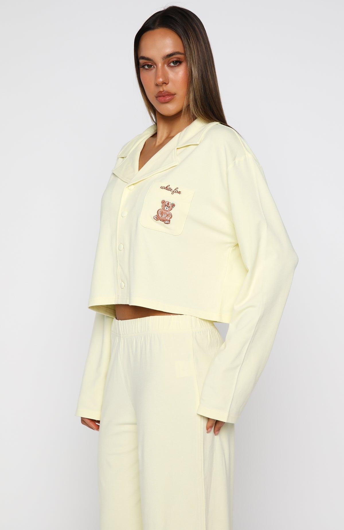 Bedtime Bliss Pyjama Set Lemon Product Image