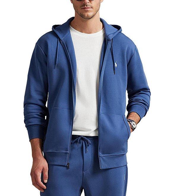 Polo Ralph Lauren Big & Tall Double-Knit Long Sleeve Full-Zip Hoodie Product Image