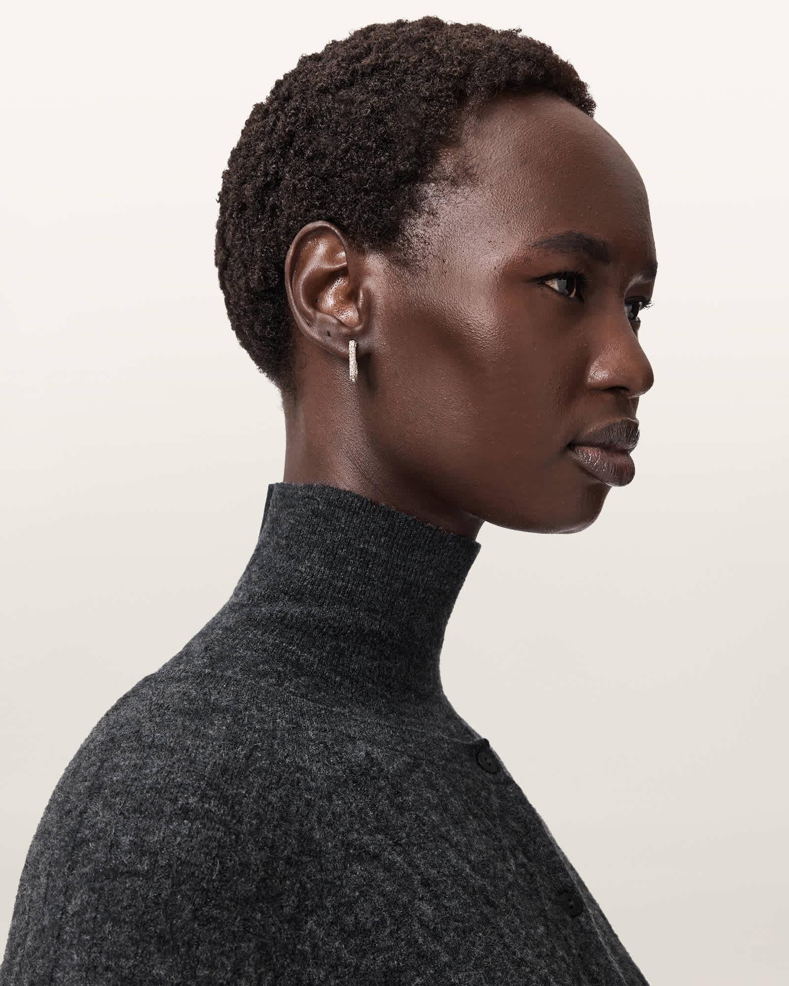 Sabine 2-in-1 Maxi Dress Charcoal Grey | ALLSAINTS US Product Image