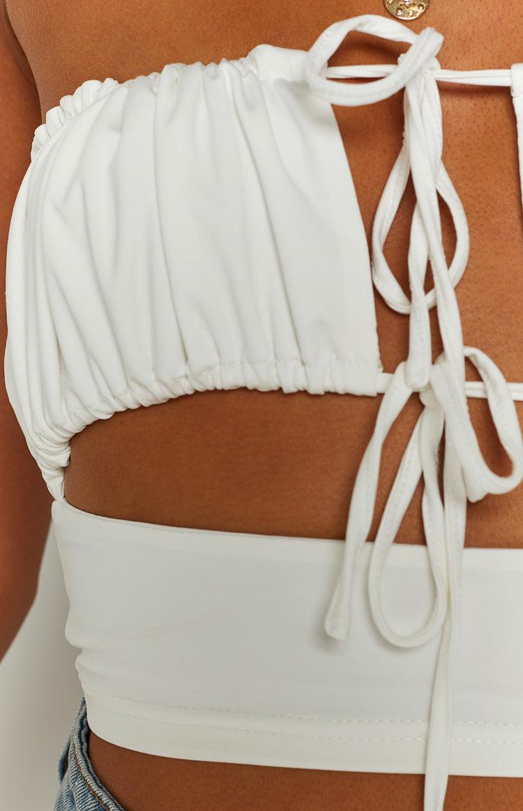 Louisiana White Strapless Top Product Image