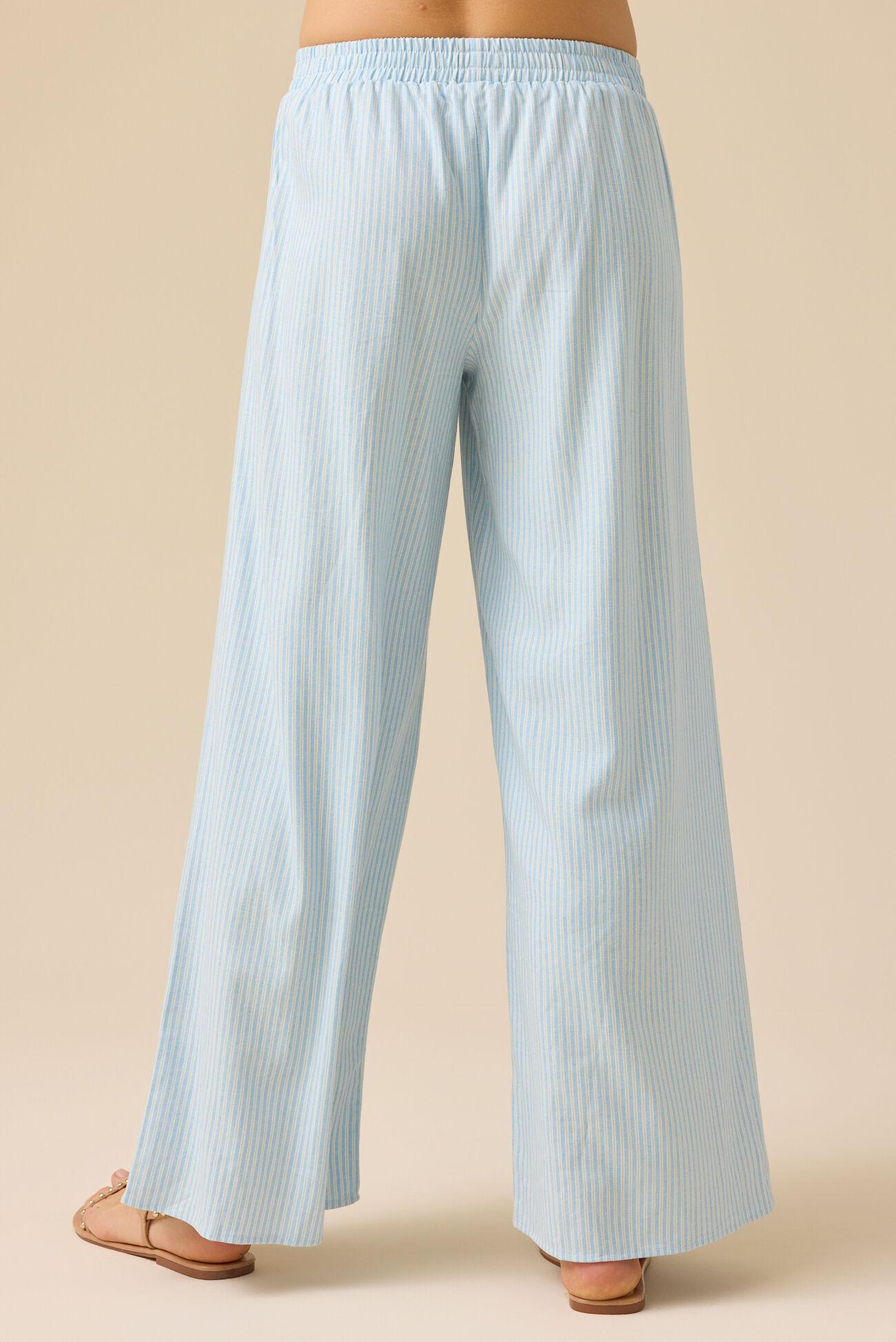 Lakie Striped Linen Pants Product Image