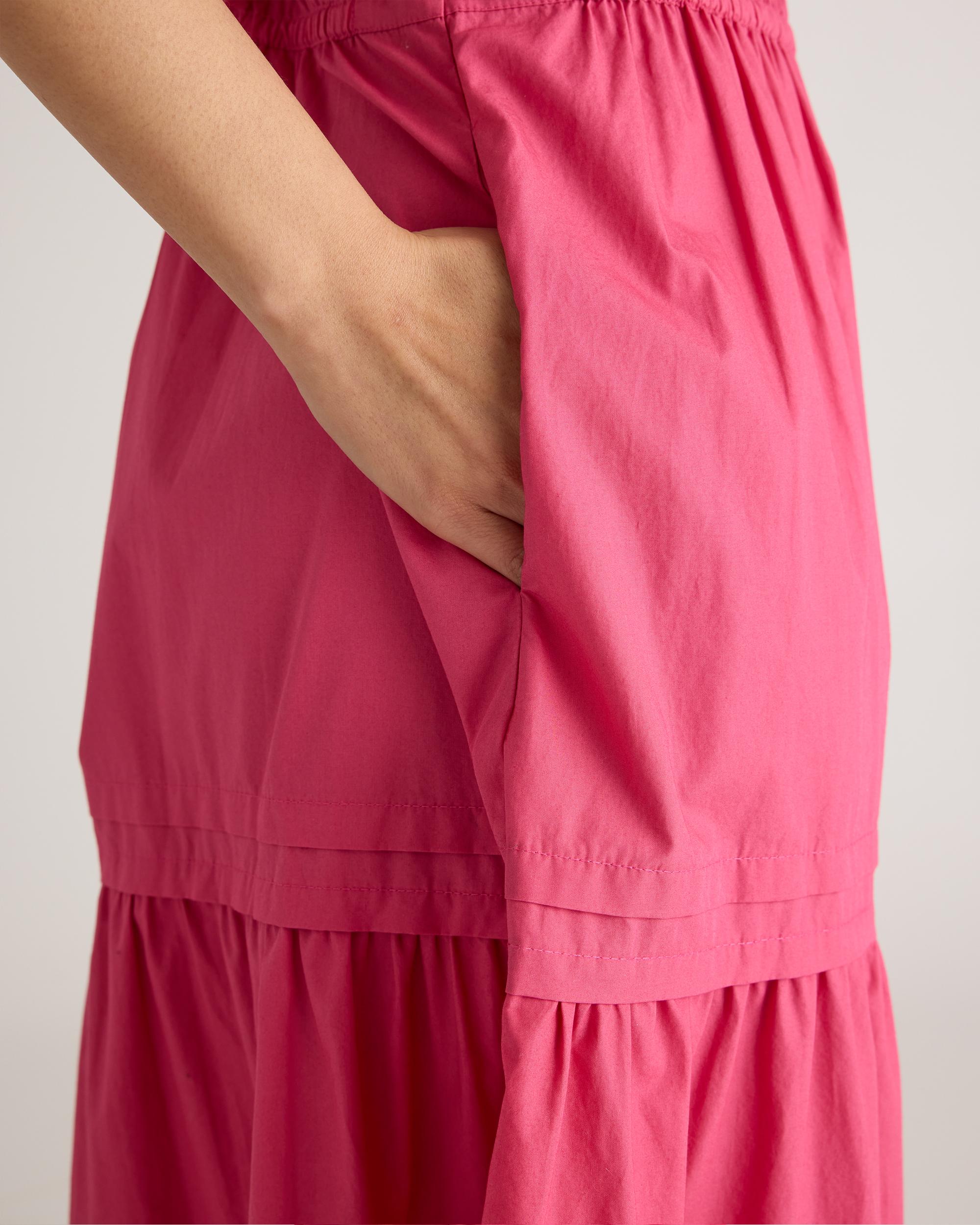 Quince | Women's Poplin Tiered Maxi Dress Cotton Product Image