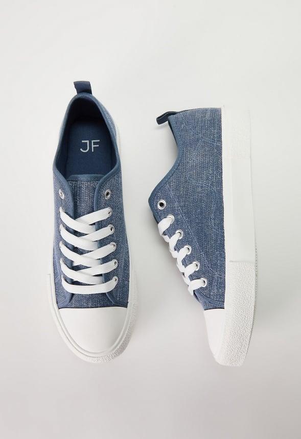 JustFab Margaux Platform Loafer Pump Womens Black/ White Size 8.5 Product Image