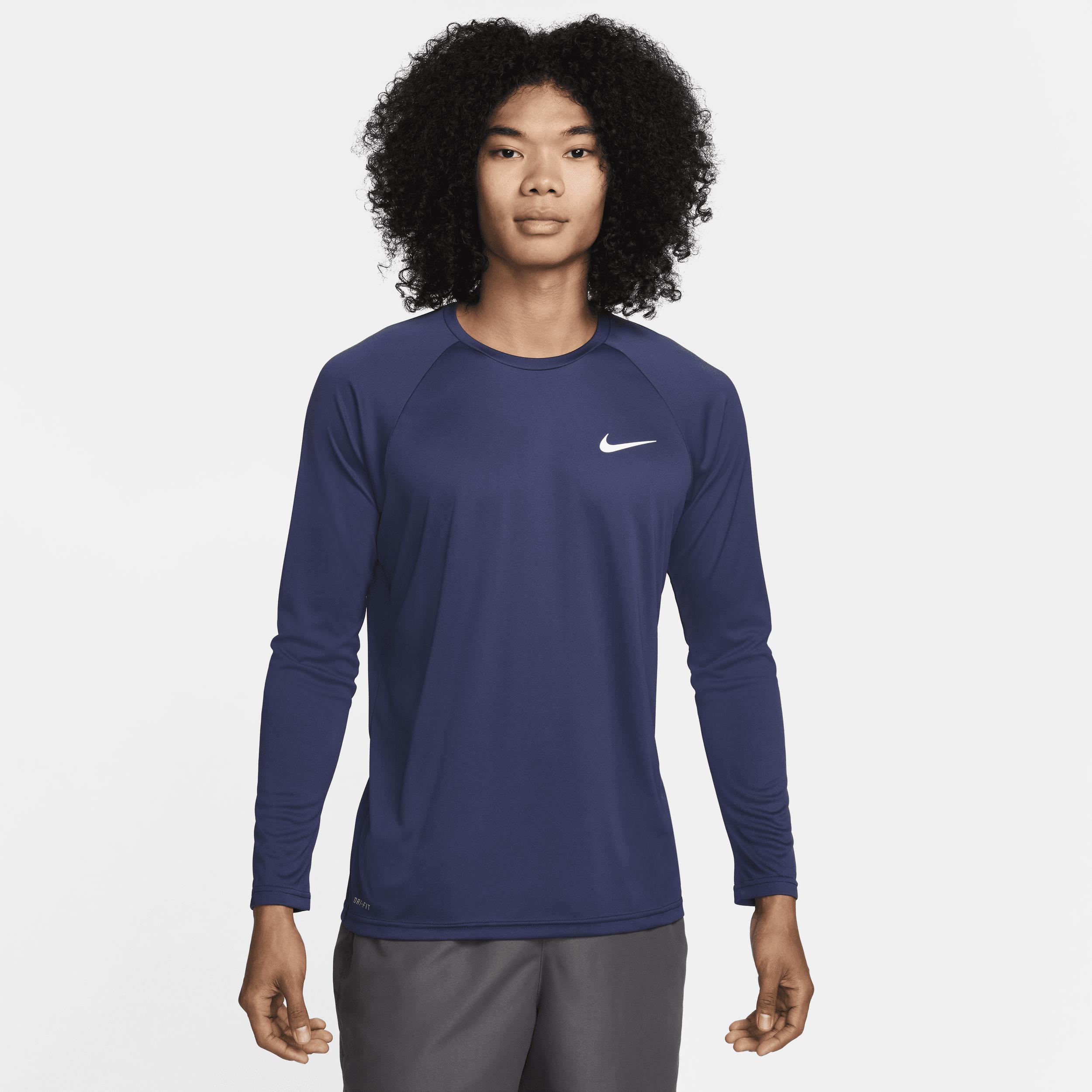 Nike Mens Essential Long-Sleeve Hydroguard Swim Shirt | NESSA587-001 Product Image