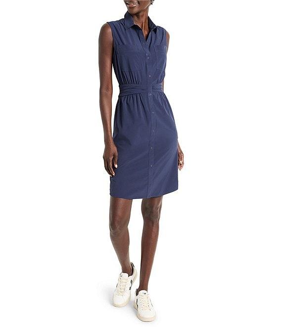 NIC + ZOE Active Tech Stretch Collar Neck Sleeveless Dress Product Image